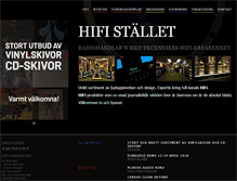 Tablet Screenshot of hifistallet.se